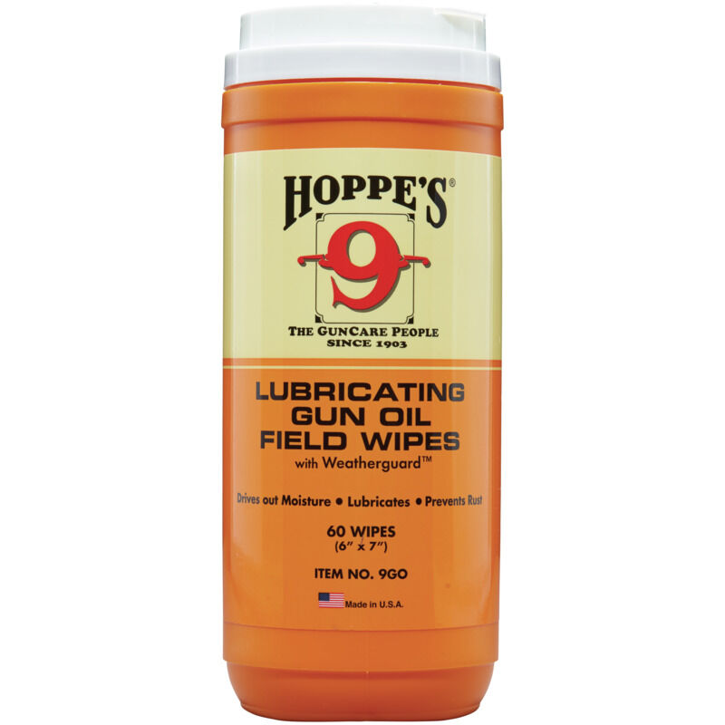 Hoppes Lubricating Gun Oil Field Wipes